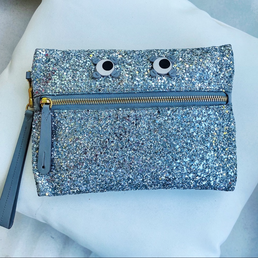 Anya Hindmarch Glitter Circulus Eyes Clutch EUC - Picture 16 of 16